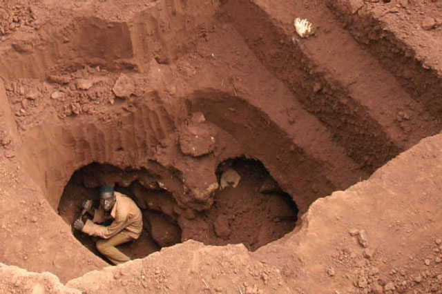 Artisanal miner, DRC